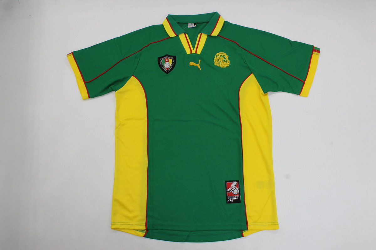 AAA Quality Cameroon 1998 Home Soccer Jersey